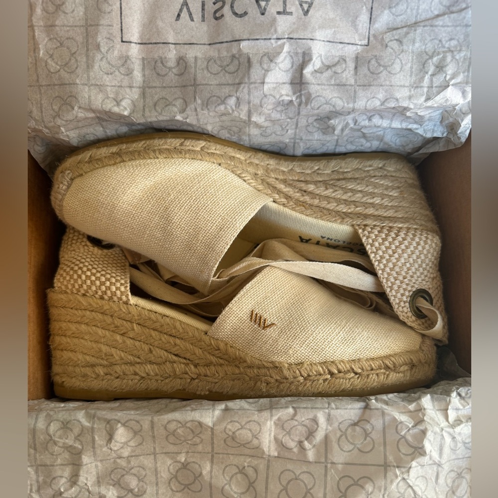 Viscata Escala Canvas Espadrille Wedges